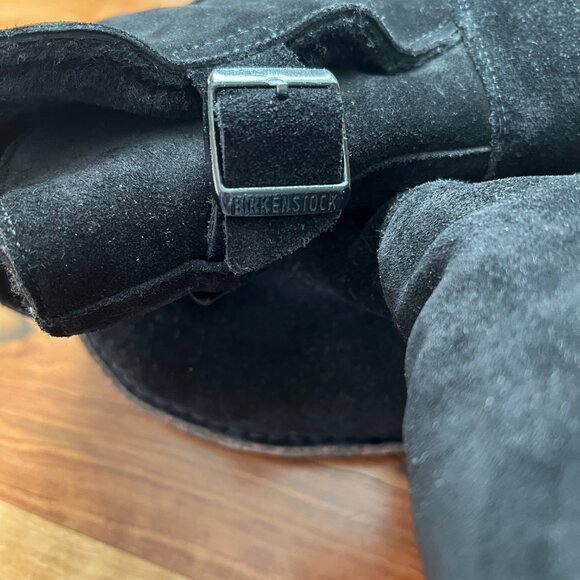 New** Birkenstock Uppsala shearling black boots - Picture 7 of 7
